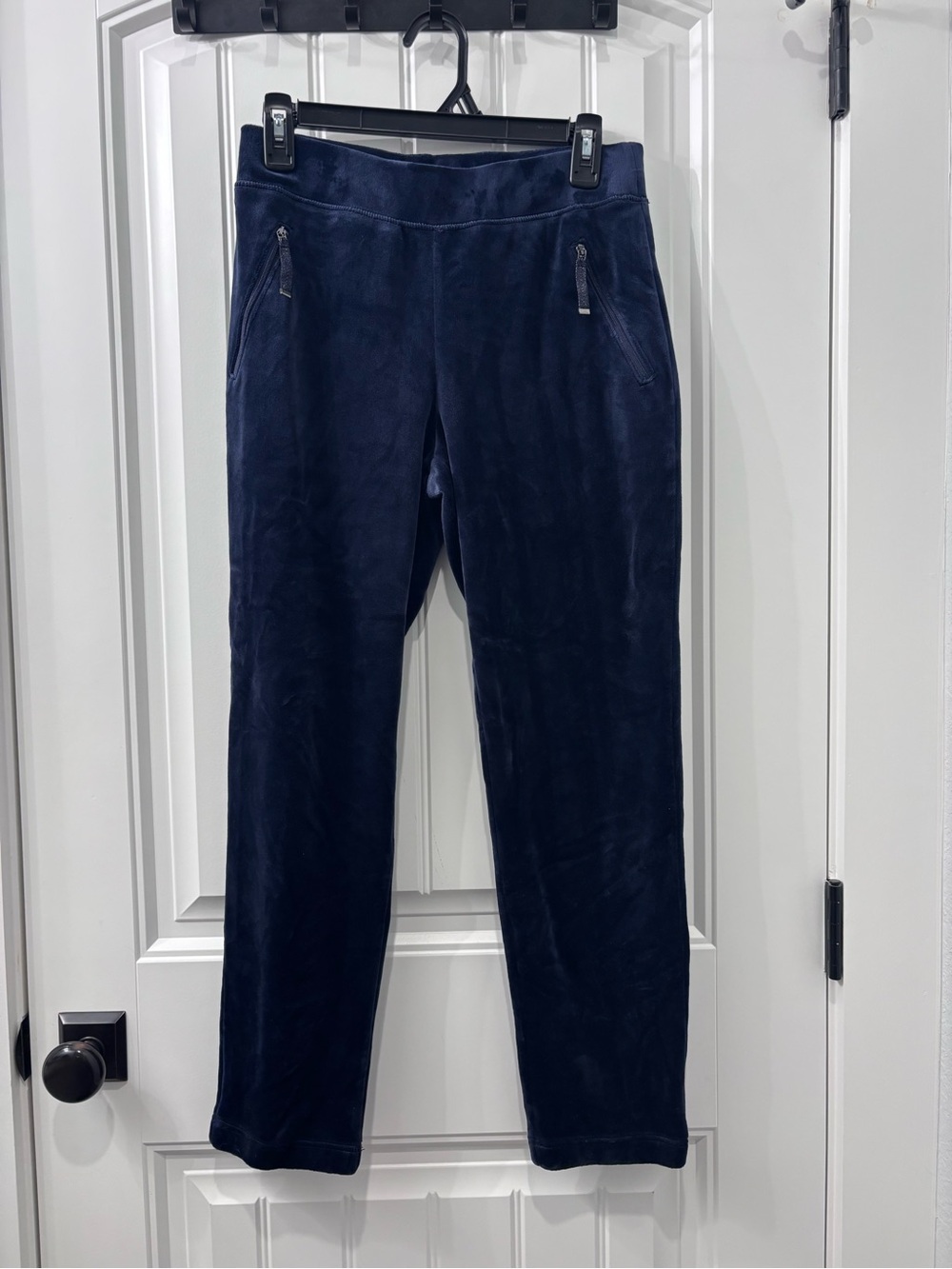 Chico's Dark Navy Velour Pants